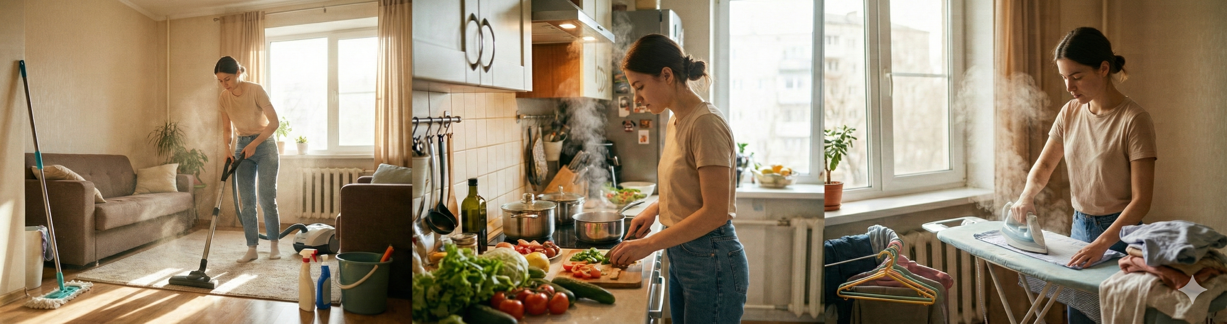 Ev işlerini artık düşünmeyin